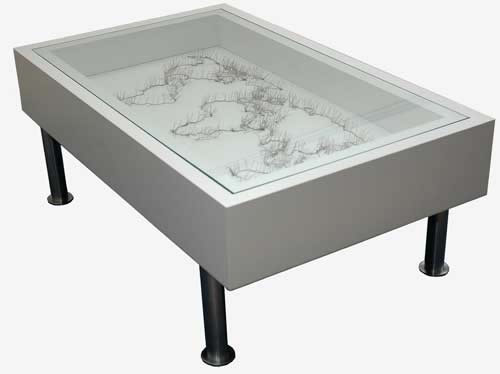 Handcrafted bespoke display table and unique commissions