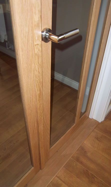 Bespoke cabinet with glass doors
