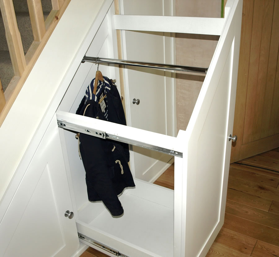 Understairs pull-out storage
